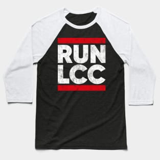 RUN LCC Funny Lancashire Cricket Baseball T-Shirt